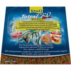 TetraPro Energy 12г пакетик, высококачественный энергетический корм для всех видов рыб