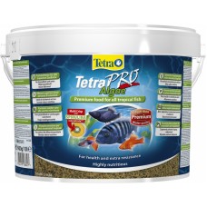 TetraPro Algae 10л - корм с растительными добавками для всех видов рыб