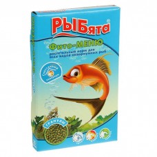 Рыбята Фито-Меню гранулы +сюрприз, растительный корм для рыб 35г
