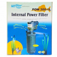 Водяная помпа фильтр 500 л/ч 8W h-0,7m uniStar POW 300-1L