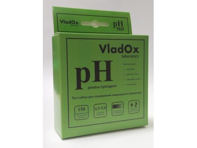 Тест pH VladOx для измерения кислотности воды