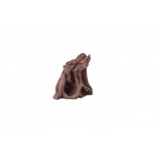 Пенёк с мхом Р28ш керамика (шоколад) 13*10*8,5см