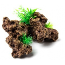 Биокерамика Риф с растениями К104 14*10*8 см