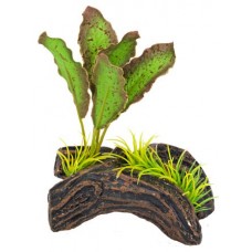 Распылитель декоративный Растение на бревне зелёное (PS114)