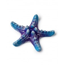 Звезда малая синяя Кр823 Пластик 8*8*2см