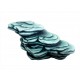 Камень для черепах большой К26б керамика (бирюзовый) 26*15*9,5см