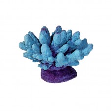 Коралл голубой ( акрил, 13*10*10см, Кр-123)