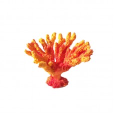 Коралл акабария, коралловый ( акрил, 9*5*7см, Кр-361 )