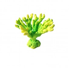 Коралл акабария, салатный (акрил, 9*5*7см, Кр-347 )