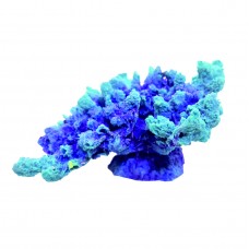 Коралл корона, голубой ( акрил, 13*10*6.5см, Кр-223)