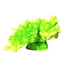 Коралл корона, салатный ( акрил, 13*10*6.5см, Кр-247 )
