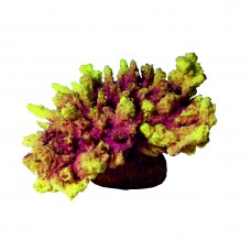 Коралл корона, желтый ( акрил, 13*10*6.5см, Кр-227)