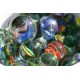 Стеклянные шарики для декора в сеточке 300гр